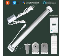 Tuya WiFi Mini motorizado de persiana enrollable aplicación Smart life Motor de persiana para tubo de 38mm Control inteligente por voz automatización del hogar 1 Motor kit and R1