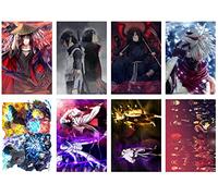 TuYines Póster de Naruto - Juego de 8 Piezas, Grande, Vintage, Anime - Envío Enrollado en Cartón Exterior Estable