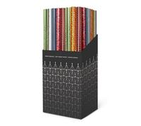 TV Papel de regalo metalizado decorado rollo 0,7x1,5 m