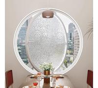 TWHZSAI Ventanas Redondas de Vidrio Templado con rotación de 360°, ventilación de aleación de Aluminio, Ventana de Ojo de Buey para baño, Cocina, decoración de casa de Juegos, Blanco, 2,60 cm/23,6 p