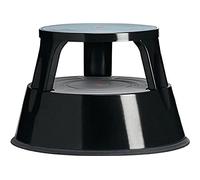 TWINCO M563001 - Taburete rodante de 2 peldaños, color negro