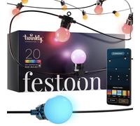 Twinkly Guirnalda Gen 2 App Controlado 20 LED Smart 10m Jardín Cuerda Cable Luz