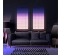Twinkly RGB-Escuadra negra, IP20, 1+5 Starter Set