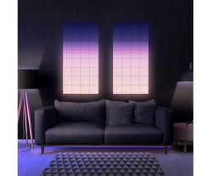 Twinkly RGB-Escuadra negra, IP20, 1+5 Starter Set