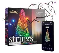 Twinkly Guirnalda LED Strings 100 luces RGB IP44 interior y exterior, app, HomeKit/Alexa/Google Home