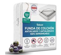 Twinzen - Funda Colchón Anti Chinches - 90x200 x25 cm - con Cremallera