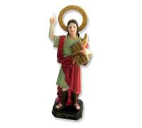 TWO TIGERS Figura San Pancracio 30cm. Figura de Resina, Imagen Religiosa. Adorno de Comedor, Salón, Capilla, Iglesia, Colegio, Habitación (30cm (1ud)