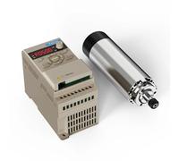 Twotrees Kit de motor de husillo de refrigeración CNC de 1000 W, 24.000 rpm, apto para TTC 6050 y otras fresadoras CNC de 69 conos, potencia fuerte, incluye tapón antipolvo y pinza ER11