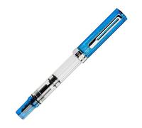 Twsbi Eco Pluma estilográfica azul transparente mediana (M)
