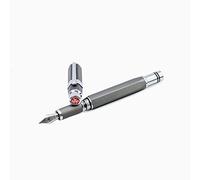 TWSBI Precision Gun Metal - Pluma estilográfica (B (Ancha))