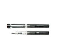 TWSBI Swipe Pluma estilográfica con cuaderno Arista A6, negro ahumado, tamaño M