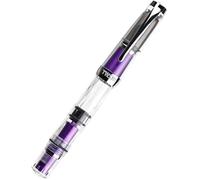 TWSBI TW130009 TW130009 - Pluma estilográfica, Diamond Mini AL, uva, tipo inhalación, Bold B