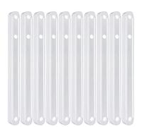 TWSOUL 5 pares de rieles de plástico para cajones, organizador extensible, herramientas de almacenamiento para cajones de muebles (180 mm) (HKF-TUP0839)