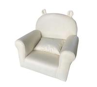 TWTCZOZ Sillón Infantil con Orejas Cómodo Sofá Mini con Cojín y Almohada Silla Acolchada Lectura Infantil para