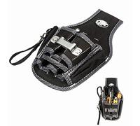 Txyk 9 en 1 - Bolsa de herramientas para cinturón de seguridad para electricista, portaherramientas, multifunción, bolsa de destornilladores, kit de soporte para bricolaje, electricista, fontanero,