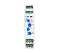 TY09-M1 M2 interruptor de relé temporizador de retardo cíclico SPDT 220V 16A AC/DC12V-240V 50/60Hz 0,1 s-100 días 2SPDT Din Rail 1 Uds(TY09-M2 AC230V)