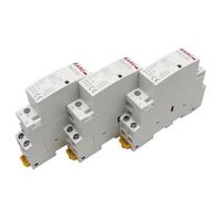 TYBOPHQJ Contactor CA Modular for Uso doméstico, 2P, 16/20/25A, 1NO, 1NC, 2NO, 2NC, 220 V, 230, 50/60 Hz, Montaje en riel DIN(2p 16a 1no 1nc)