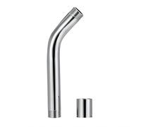 Tyenaz Aducha Tubo, cromo 8 pulgadas G1/2 para ducha extensión de brazo de ducha hecho de acero inoxidable 304 Consiga el ángulo perfecto en todo momento