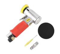Tyenaza 2in 3in Mini Pneumatic Sander, mini lijador orbital aleatorio kit de lijador de alta velocidad mini pulidor neumático para trabajo de carrocería