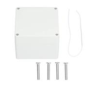 Tyenaza Caja de Conexiones, Caja Superficie Electricidad, 120 x 120 x 90 mm Carcasa de Proyecto ABS IP65, Caja de Conexiones de Cableado DIY para Equipos EléCtricos Interiores y Exteriores(Gris)
