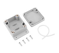 Tyenaza Caja Estanca, Caja Estanca Exterior, Caja Superficie Electricidad, Caja de Conexiones IP65 ABS Resistente al Agua, para Instalaciones Eléctricas Interiores y Exteriores, Gris(89x59x35mm)