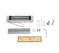 Tyenaza DC12V 180KG Cerradura Magnética Eléctrica, Control de Acceso Cerradura Electrónica de Puerta de Metal, para Sistema de Seguridad del Hogar, para Sistema de Seguridad de Una Puerta(17x4x2cm)