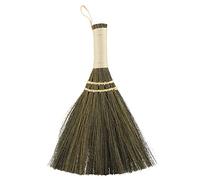 Tyenaza Plumero de Pluma, Escobas de Mano para el Hogar, Anti Estático Suave Paja Manual Trenzado Pequeña Escoba para Limpieza de la Casa (15 * 26CM)
