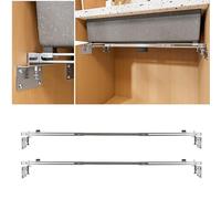 TYESTAND CPT-4pro Upgrade Soportes para Fregadero Empotrado por Debajo de Acero Inoxidable Ajustables con 4 Kit Anti-abombamiento para Fregadero de Cocina Empotrado por Debajo de Servicio Pesado (36