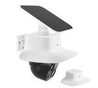 Tyeyober Soporte de Cubierta para Lluvia para cámara Eufy Security SoloCam S340, Accesorio de Montaje Solar para Exteriores Eufy S340, Protege la cámara del Polvo y los daños directos de los Rayos UV