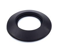 TYGERIX® Rosetón de pared de silicona negra para 120 y 125 mm | Rosetón Flexible para Recubrir Tuberías de Calderas, Estufas y Cualquier Sistema | Resistente a altas temperaturas | Indeformable