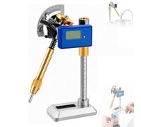 TYH Máquina Pulidora De Gemas con Pantalla Digital Angular, Mástil para Facetado De Gemas, con Localizador, Altura Ajustable, Rueda Indexadora De 96 Posiciones, para Pulido 96