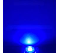 TYKGSQIP 15 piezas 1w 3w 5W chip emisor LED de alta potencia con disipador de 20mm para PCB de aluminio estrella,diodo LED blanco cálido de 2700k,linterna DIY Mr16 Gu10 Spotlight Downlight(1W/azul)
