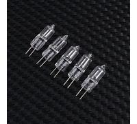 TYKGSQIP Bombillas halógenas G4 110v 230v 35w 50W, bombilla regulable T3 Jc de base bi-pin, blanca cálida para candelabro, microscopio Laboratorio Instrumentos ópticos (10pcs/110v-50w)