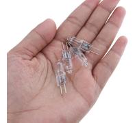 TYKGSQIP Bombillas halógenas G4 230v 20w 30w, bombilla T3 Jc de base bipine regulable, blanca cálida para candelabro, microscopio Instrumentos ópticos (10pcs/230v-50w)