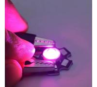 TYKGSQIP Diodos LED de alta potencia con base disipadora-Kit de módulo de PCB estrella de 20mm para reemplazo de soplete de faro(paquete de 25)(3W/rosa)