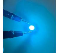 TYKGSQIP Diodos LED de alta potencia con base disipadora-Kit de módulo de PCB estrella de 20mm para reemplazo de soplete de faro de foco(paquete de 25)(1W/Ice blue)