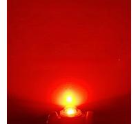 TYKGSQIP Diodos LED de alta potencia con base disipadora-Kit de módulo de placa de 20mm estrella para reemplazo de soplete de faro(paquete de 25)(3W/luz roja 620NM)