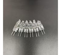 TYKGSQIP G4 Halogen Bulbs 110v-240v,dimmable T3 Jc Bi-pin Base Light Bulb,warm White for Chandelier,wall Sconces(6pcs/230V-50W)