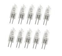 TYKGSQIP G4 Halogen Bulbs 24v 20w,dimmable Warm White 2700k,t3 Jc Type Bi-pin Base Light Bulb for Chandelier, Landscape, Track Lighting(20pcs/24V-10W)