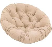 tylxayoxa Cojín Redondo For Hamaca En Forma De Huevo, For Mecedoras Exterior, Funda Extraíble, Asiento Suave Y Grueso For Silla Patio
