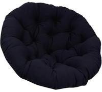 tylxayoxa Silla Impermeable Mecedora Cesta Colgante Cojín Redondo For Hamacas Sillas De Interior Y Exterior(Black,40x40cm)