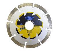 Tyrolit 609173 Disco Diamantado Segmentado C3 Ø115 x 1,8 x 22,23 mm para Material General de Obra Eco Basic
