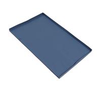 TYTOGE Estera para Parrilla, Cubierta de Silicona para Plancha de Fácil Limpieza, Multifuncional, Resistente a Altas Temperaturas, Antipegajoso para Picnic (36 pulgadas azul oscuro)
