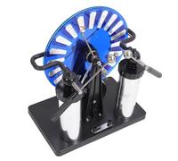 TYTOGE Motor de Inducción Electrostática, Manivela de PVC, Generador de Electricidad Estática de Descarga de Chispa con Capas Conductoras Conectables para Observación en Cuarto Oscuro