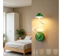 TZSMUM LED Creativo Lámpara de Pared con 120° Sensor de Movimiento Luz de Pared USB Recargable Magnética Aplique de Pared 3000K/4000K/6000K Regulable para Dormitorio Pasillo (1 Pieza,Verde)