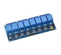 TZT 5V 12V1 2 4 6 Módulo de relé 8 canales con salida optoacoplador 1 vías(24v 8 Channel Relay)