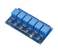 TZT 5V 12V1 2 4 6 Módulo de relé 8 canales con salida optoacoplador 1 vías(5v 6 Channel Relay)
