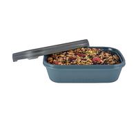 U Konserve Caja bento de silicona platino para almacenamiento de alimentos, contenedor rectangular de doble sellado, a prueba de fugas, a prueba de roturas, apto para lavavajillas, sin plástico, 24