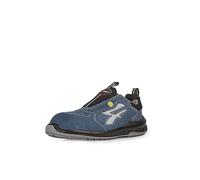 U-Power Zapatos de seguridad bajos Mistral RI50086 sin cordones respirantes ESD S1P SRC Azul 41