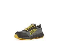 U-POWER DON'T WORRY... BE HAPPY! Zapatos de Seguridad de Trabajo, para Hombre, Negro y Amarillo., 41 EU